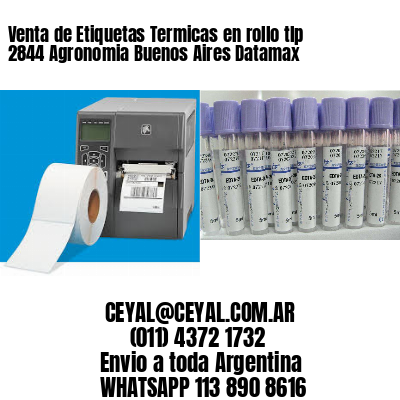 Venta de Etiquetas Termicas en rollo tlp 2844 Agronomia Buenos Aires Datamax
