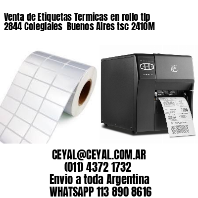 Venta de Etiquetas Termicas en rollo tlp 2844 Colegiales  Buenos Aires tsc 2410M