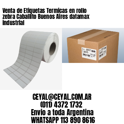 Venta de Etiquetas Termicas en rollo zebra Caballito Buenos Aires datamax industrial