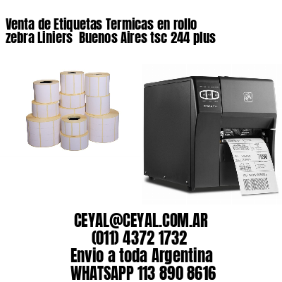 Venta de Etiquetas Termicas en rollo zebra Liniers  Buenos Aires tsc 244 plus