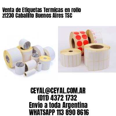 Venta de Etiquetas Termicas en rollo zt230 Caballito Buenos Aires TSC