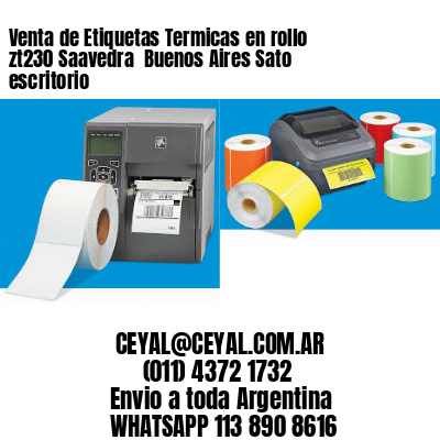 Venta de Etiquetas Termicas en rollo zt230 Saavedra  Buenos Aires Sato escritorio