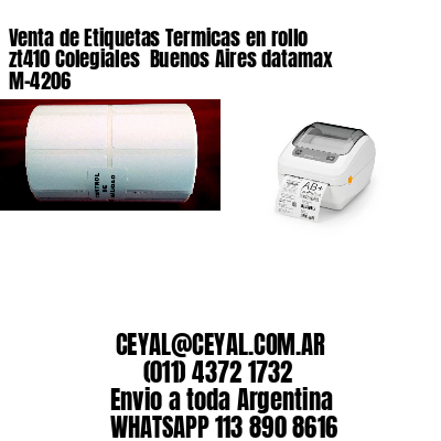Venta de Etiquetas Termicas en rollo zt410 Colegiales  Buenos Aires datamax  M-4206
