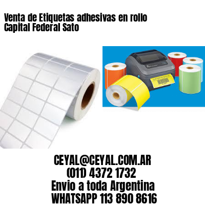 Venta de Etiquetas adhesivas en rollo Capital Federal Sato