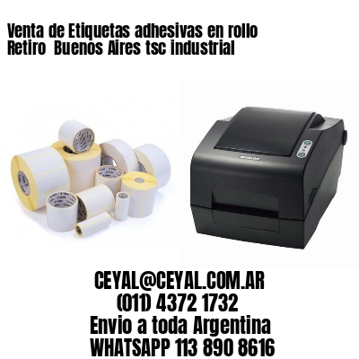 Venta de Etiquetas adhesivas en rollo Retiro  Buenos Aires tsc industrial