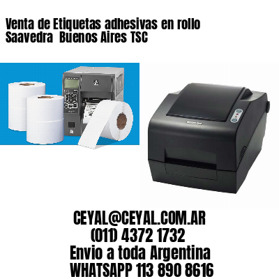 Venta de Etiquetas adhesivas en rollo Saavedra  Buenos Aires TSC