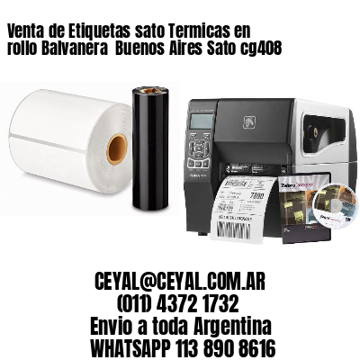 Venta de Etiquetas sato Termicas en rollo Balvanera  Buenos Aires Sato cg408