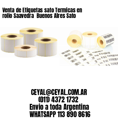 Venta de Etiquetas sato Termicas en rollo Saavedra  Buenos Aires Sato