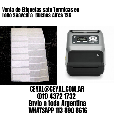 Venta de Etiquetas sato Termicas en rollo Saavedra  Buenos Aires TSC