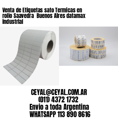 Venta de Etiquetas sato Termicas en rollo Saavedra  Buenos Aires datamax industrial