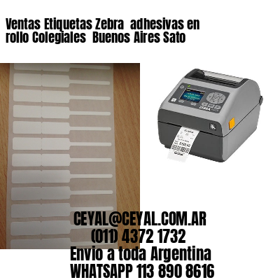Ventas Etiquetas Zebra  adhesivas en rollo Colegiales  Buenos Aires Sato