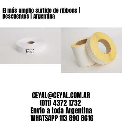 El más amplio surtido de ribbons | Descuentos | Argentina