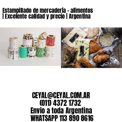 Estampillado de mercadería – alimentos | Excelente calidad y precio | Argentina