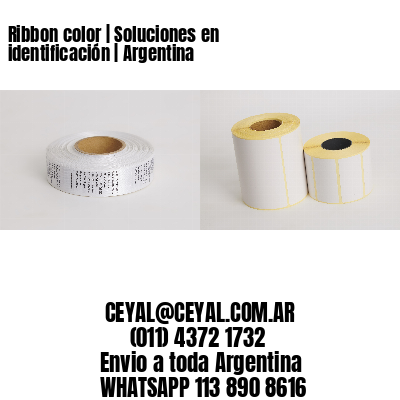Ribbon color | Soluciones en identificación | Argentina