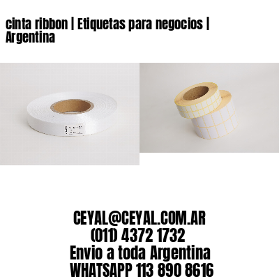 cinta ribbon | Etiquetas para negocios | Argentina