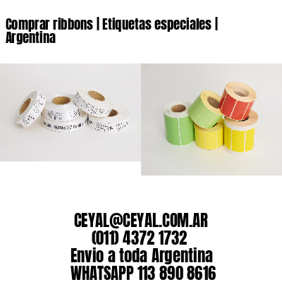 Comprar ribbons | Etiquetas especiales | Argentina