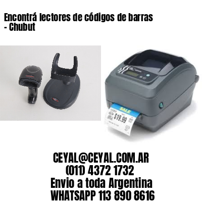 Encontrá lectores de códigos de barras – Chubut