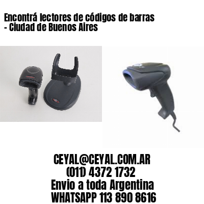 Encontrá lectores de códigos de barras – Ciudad de Buenos Aires