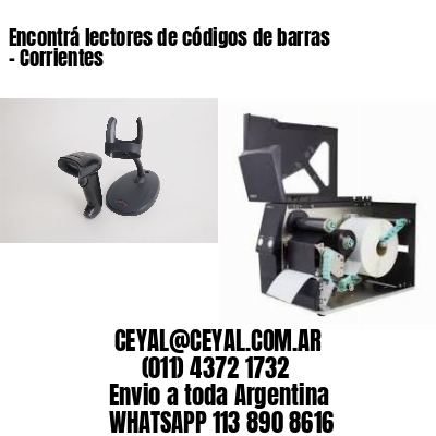 Encontrá lectores de códigos de barras – Corrientes