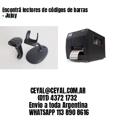 Encontrá lectores de códigos de barras – Jujuy