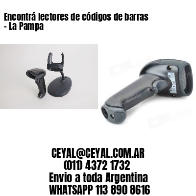 Encontrá lectores de códigos de barras – La Pampa
