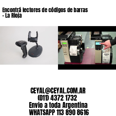 Encontrá lectores de códigos de barras – La Rioja
