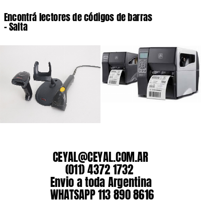 Encontrá lectores de códigos de barras – Salta