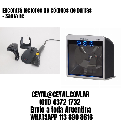 Encontrá lectores de códigos de barras – Santa Fe