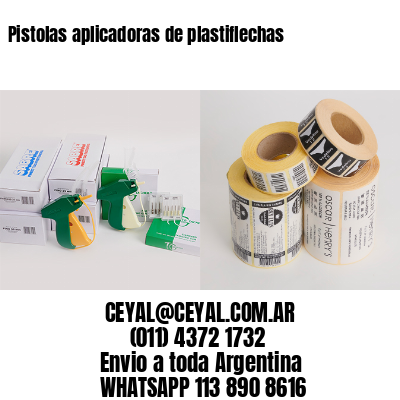 Pistolas aplicadoras de plastiflechas