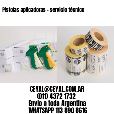 Pistolas aplicadoras – servicio técnico