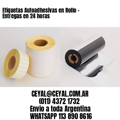 Etiquetas Autoadhesivas en Rollo – Entregas en 24 horas