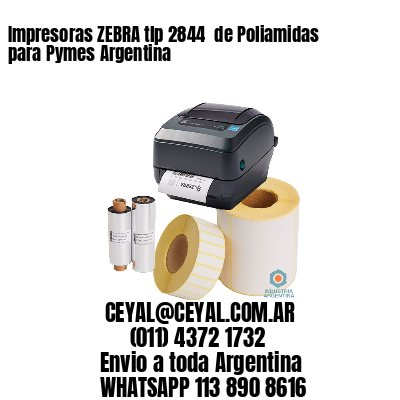 Impresoras ZEBRA tlp 2844  de Poliamidas para Pymes Argentina