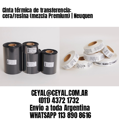 Cinta térmica de transferencia: cera/resina (mezcla Premium) | Neuquen