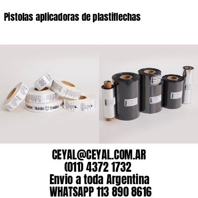 Pistolas aplicadoras de plastiflechas