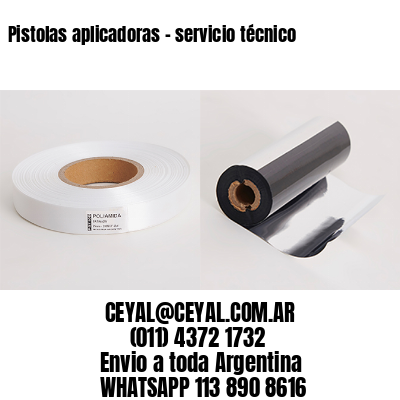 Pistolas aplicadoras – servicio técnico