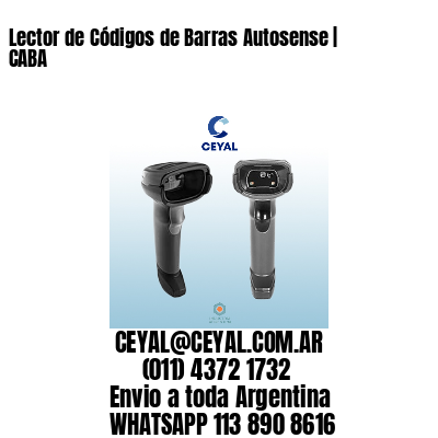 Lector de Códigos de Barras Autosense | CABA