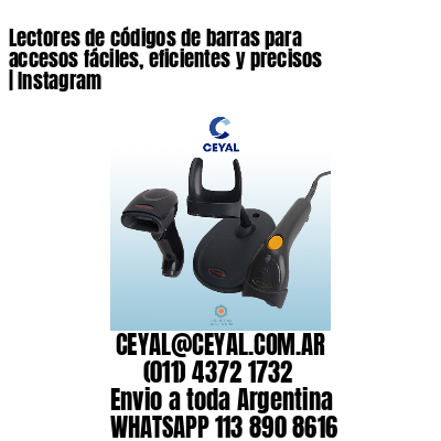 Lectores de códigos de barras para accesos fáciles, eficientes y precisos | Instagram