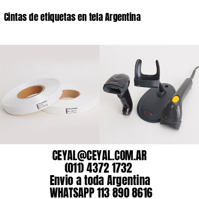 Cintas de etiquetas en tela Argentina