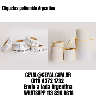 Etiquetas poliamida Argentina