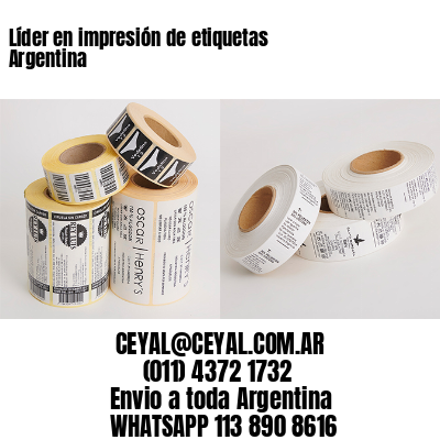 Líder en impresión de etiquetas Argentina