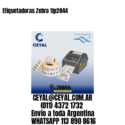 Etiquetadoras Zebra tlp2844