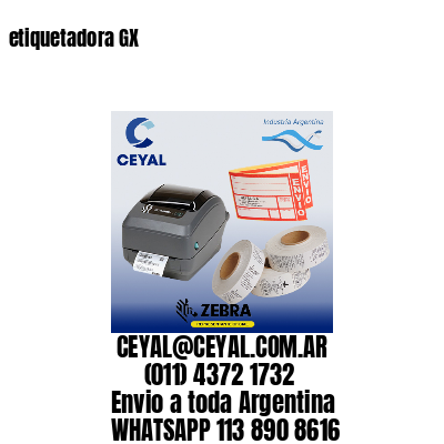 etiquetadora GX