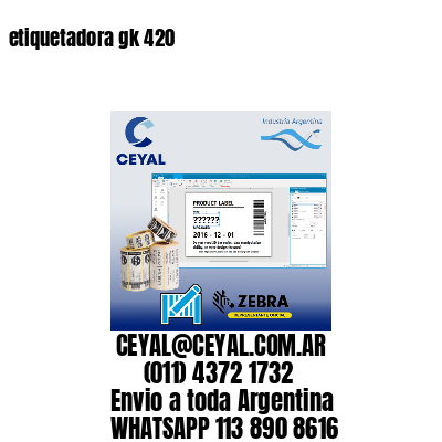 etiquetadora gk 420