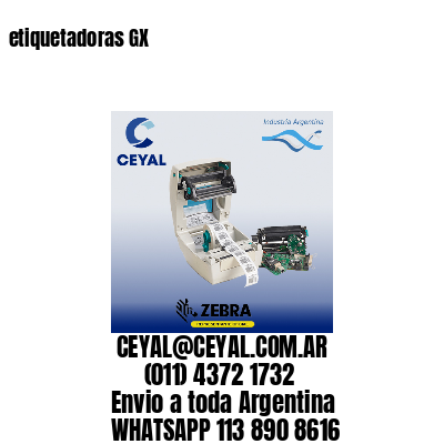 etiquetadoras GX