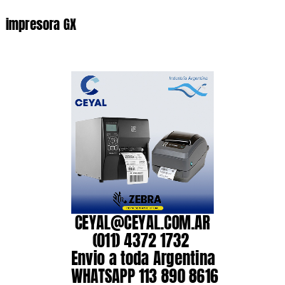 impresora GX