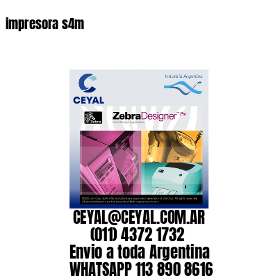 impresora s4m