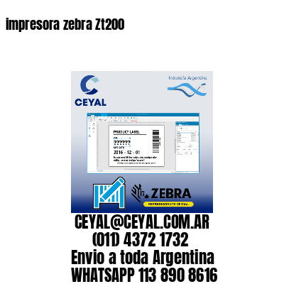 impresora zebra Zt200