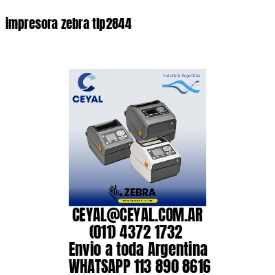 impresora zebra tlp2844