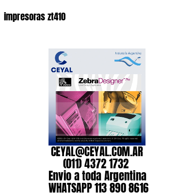 impresoras zt410