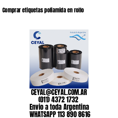 Comprar etiquetas poliamida en rollo